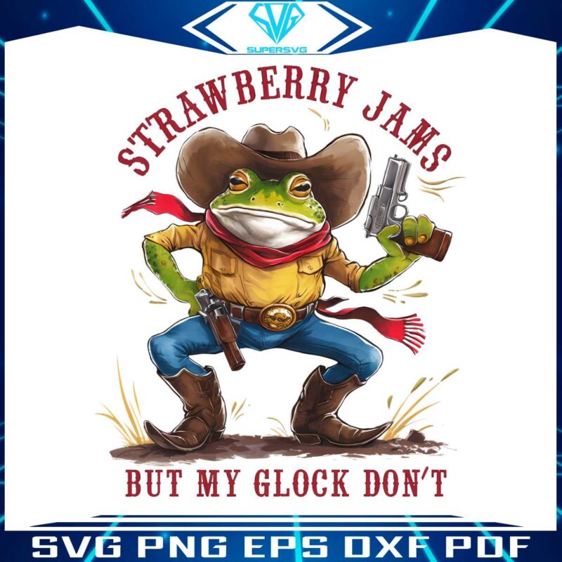 sniper-frog-strawberry-jams-but-my-glock-dont-png