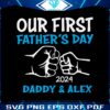 custom-our-first-fathers-day-2024-svg