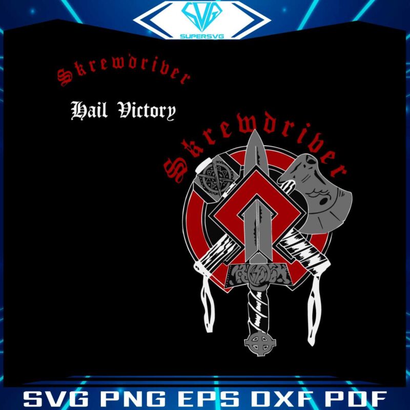 skrewdriver-band-hail-victory-svg