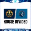 house-divided-nuggets-vs-timberwolves-svg