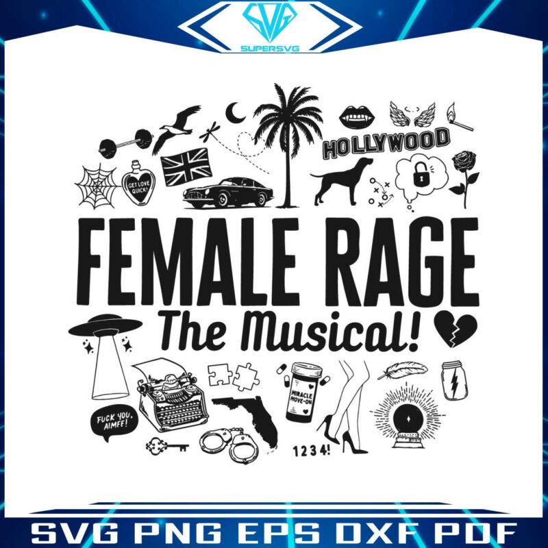 female-rage-the-musical-tortured-poets-department-svg