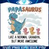 papasaurus-like-a-normal-grandpa-happy-fathers-day-png