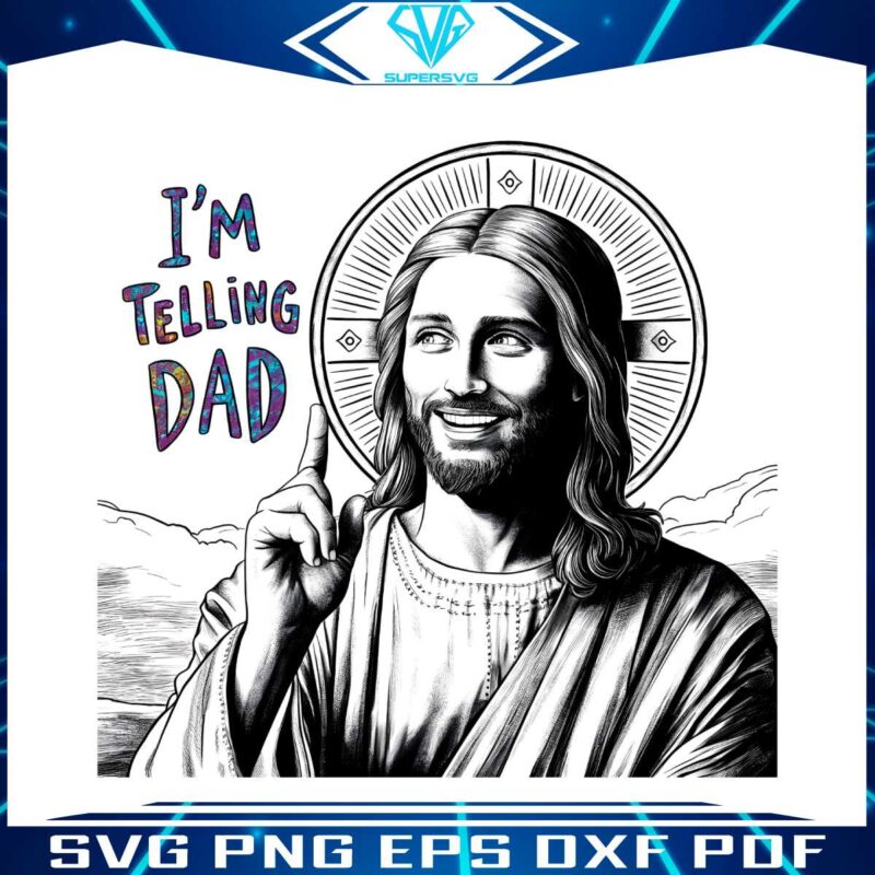 im-telling-dad-jesus-hola-png