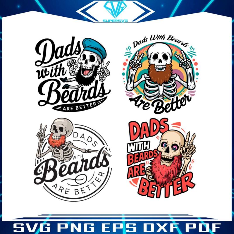 dads-with-beards-are-better-svg-bundle