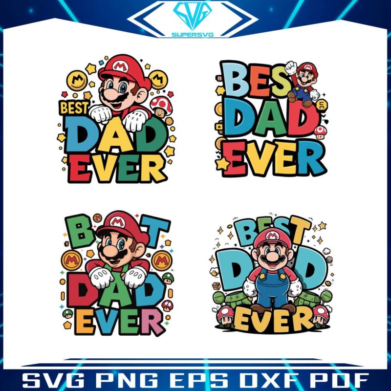 best-dad-ever-super-mario-svg-bundle