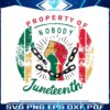 property-of-nobody-juneteenth-break-the-chain-svg