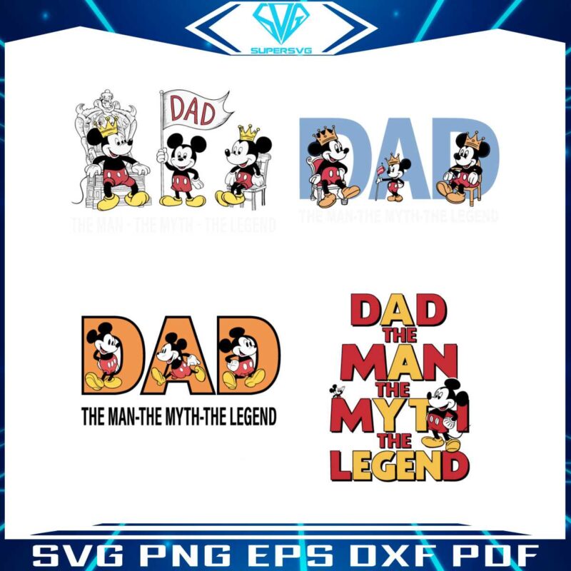 dad-the-man-the-myth-the-legend-mickey-mouse-svg-bundle