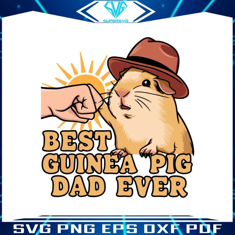 best-guinea-pig-dad-ever-groovy-dad-svg