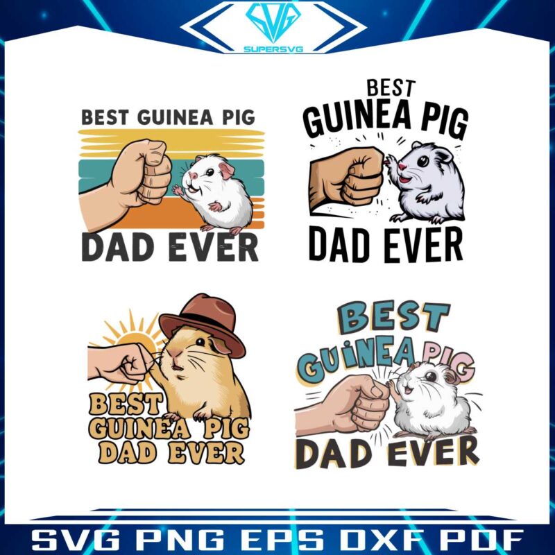 best-guinea-pig-dad-ever-svg-bundle