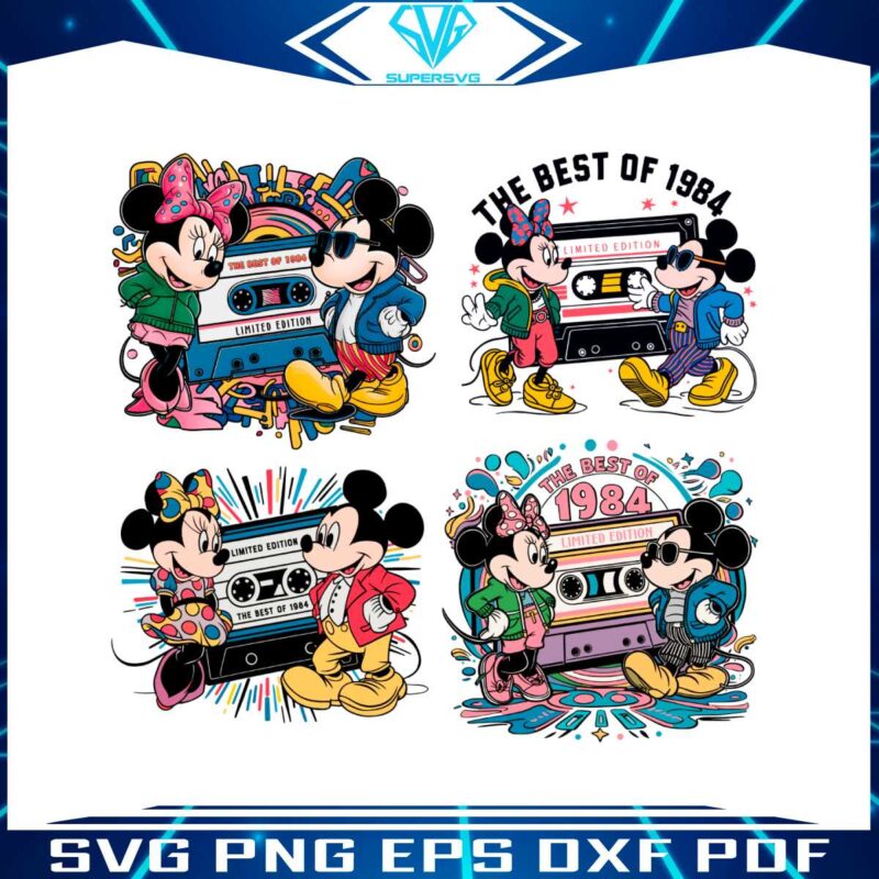 the-best-of-1984-mickey-minnie-png-svg-bundle