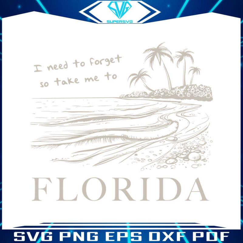 i-need-to-forget-so-take-me-to-florida-ttpd-svg