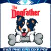 the-dogfather-playing-with-a-bone-svg