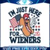 4th-of-july-im-just-here-for-the-wieners-svg