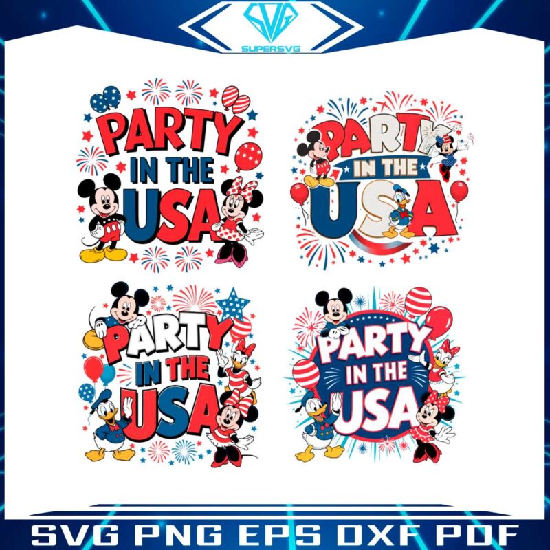 party-in-the-usa-4th-of-july-svg-png-bundle