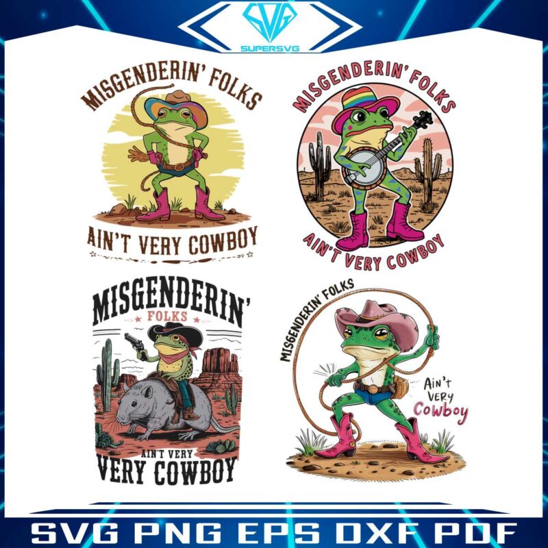 misgendering-folks-aint-very-cowboy-svg-png-bundle