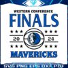 western-conference-finals-mavericks-2024-svg