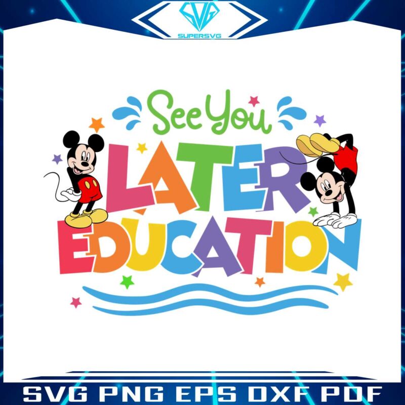mickey-see-you-later-education-png