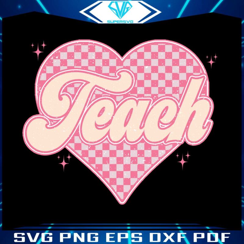 checkered-teach-heart-teacher-life-png