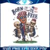 born-to-be-free-funny-donald-trump-skeleton-png