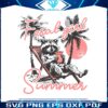feral-girl-summer-funny-raccoon-svg