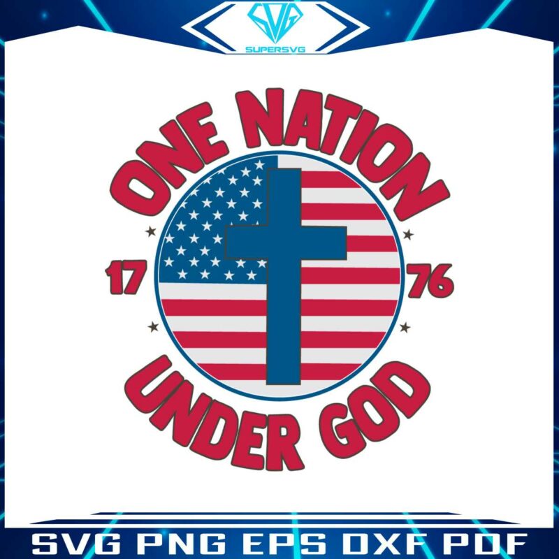 one-nation-under-god-1776-independence-day-svg
