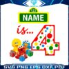 custom-sesame-street-4th-birthday-png
