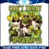 shrek-meme-cant-today-im-swamped-png