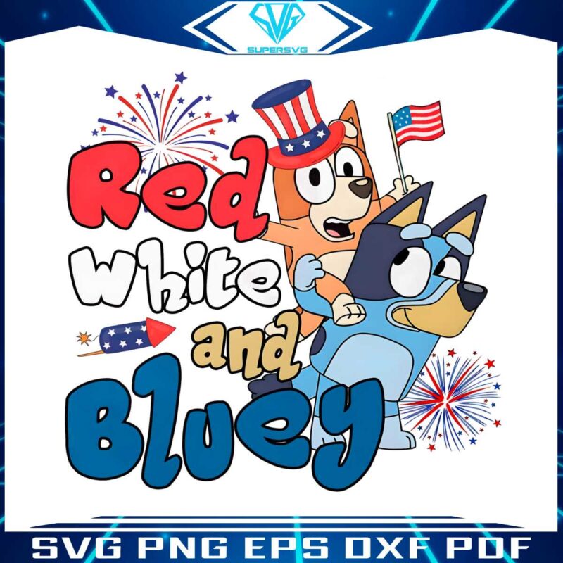 red-white-and-bluey-bluey-bingo-png
