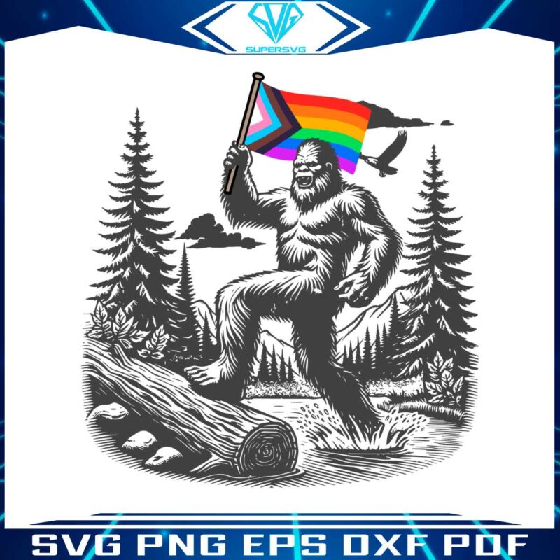 retro-pride-bigfoot-lgbt-support-svg
