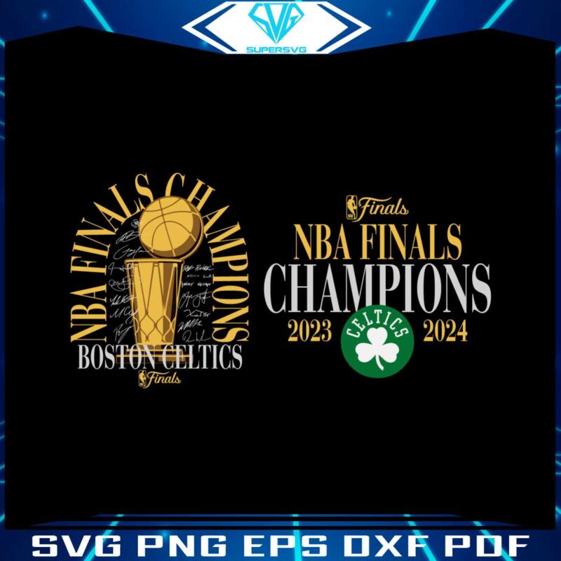 nba-finals-champions-celtics-signature-svg