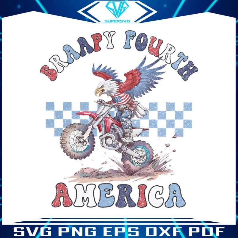 braapy-fourth-america-dirt-bike-patriotic-bald-eagle-png
