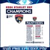 2024-stanley-cup-champions-panthers-roster-svg
