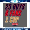 23-guys-6-fans-1-cup-florida-hockey-svg