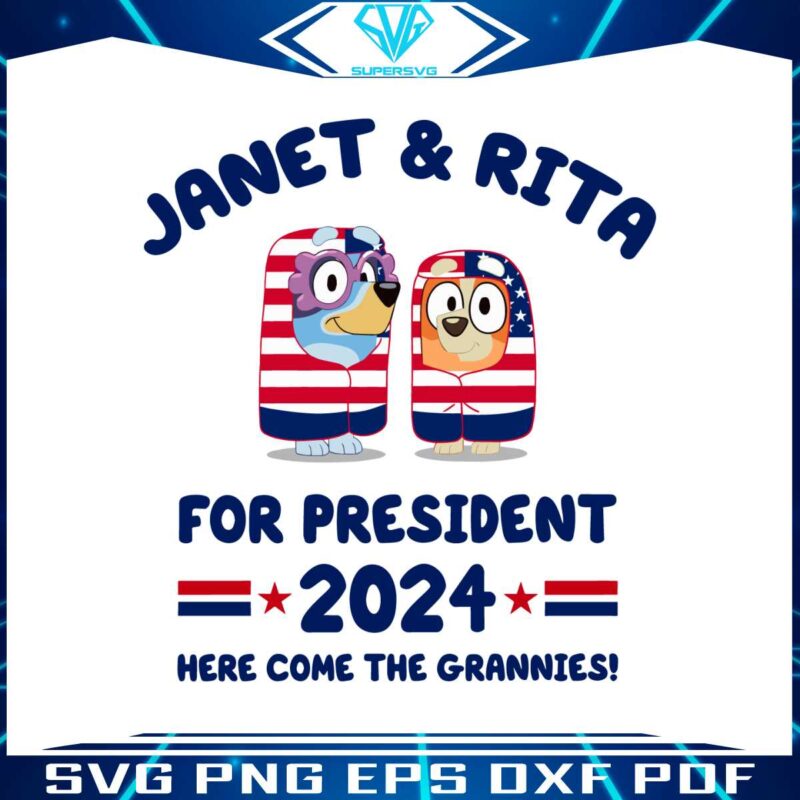 funny-janet-and-rita-for-president-2024-election-svg