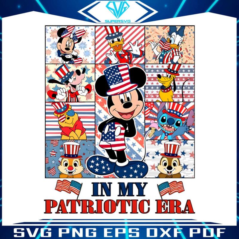 in-my-patriotic-era-mickey-and-friends-png