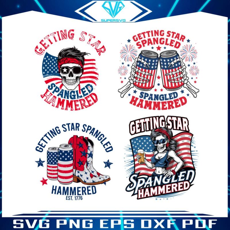 getting-star-spangled-hammered-svg-png-bundle