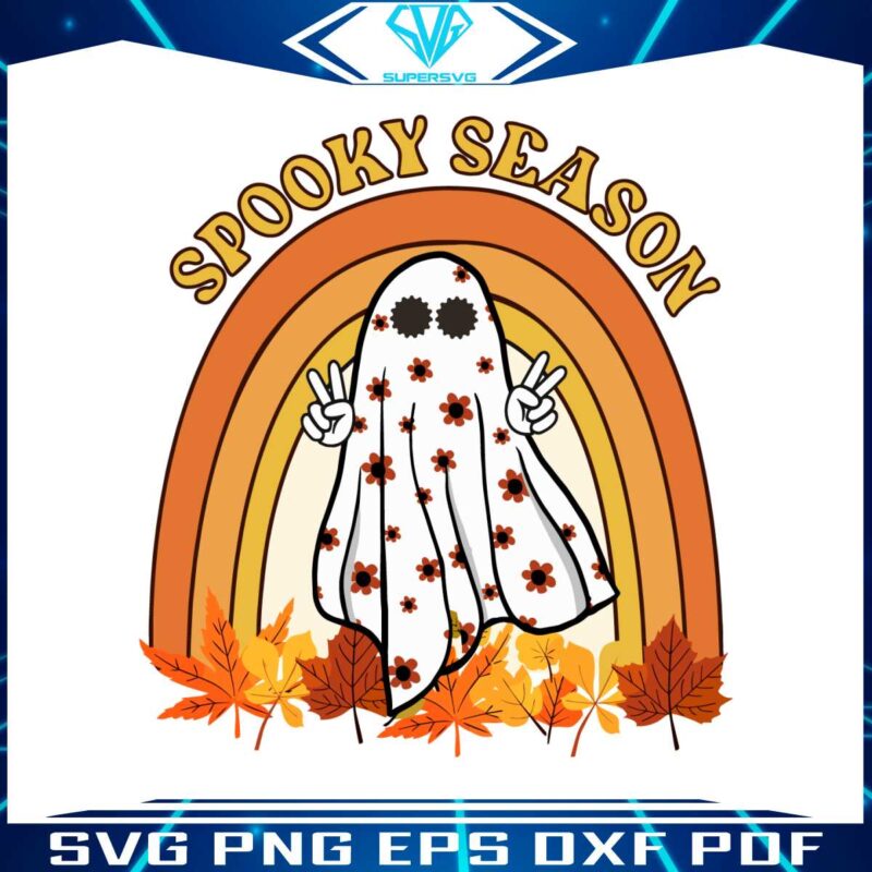 retro-halloween-ghost-spooky-season-svg