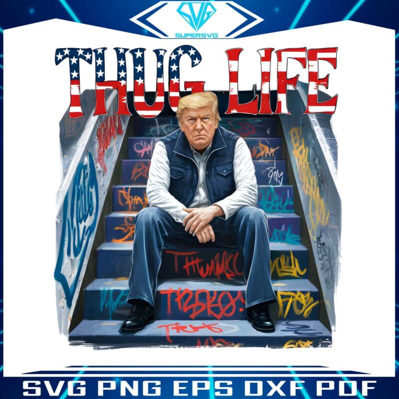 retro-donald-trump-thug-life-presidental-election-png