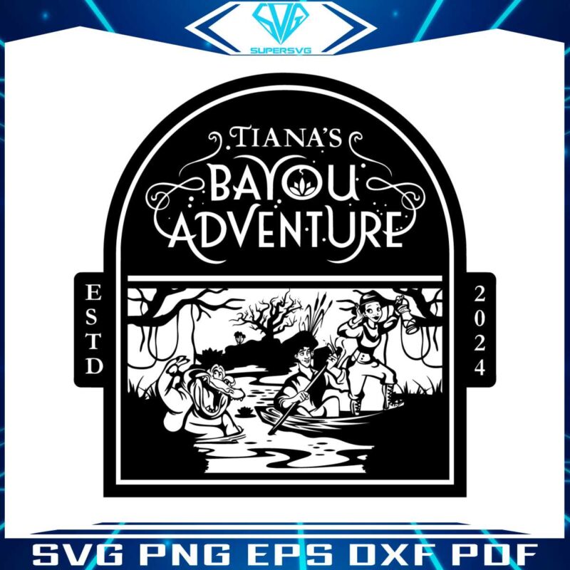 tianas-bayou-adventure-estd-2024-svg