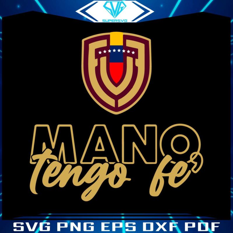 retro-mano-tengo-fe-venezuela-football-team-svg