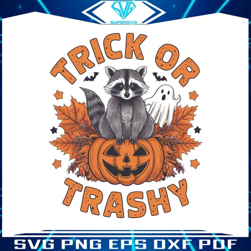 vintage-trick-or-trashy-raccoon-ghost-png