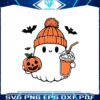 cute-ghost-pumpkin-coffee-fall-season-svg