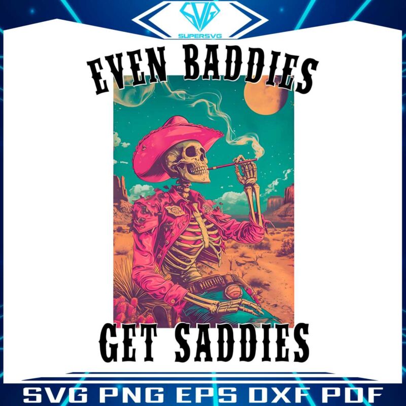 even-baddies-get-saddies-cowboy-skeleton-png