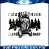 i-hate-people-i-love-beer-funny-bear-meme-svg