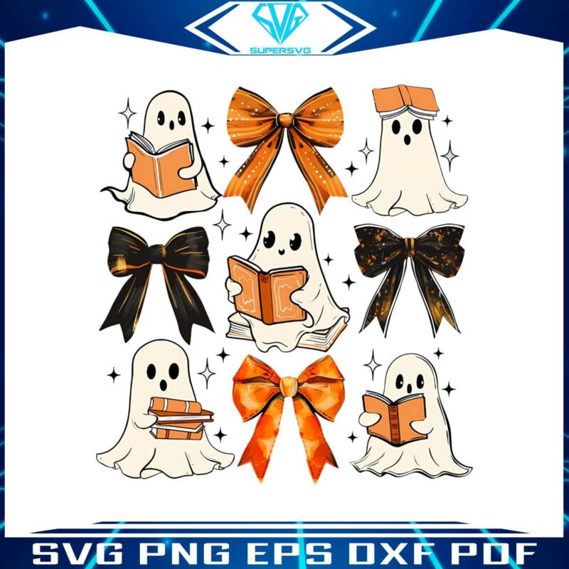 teacher-halloween-bow-ghost-reading-png