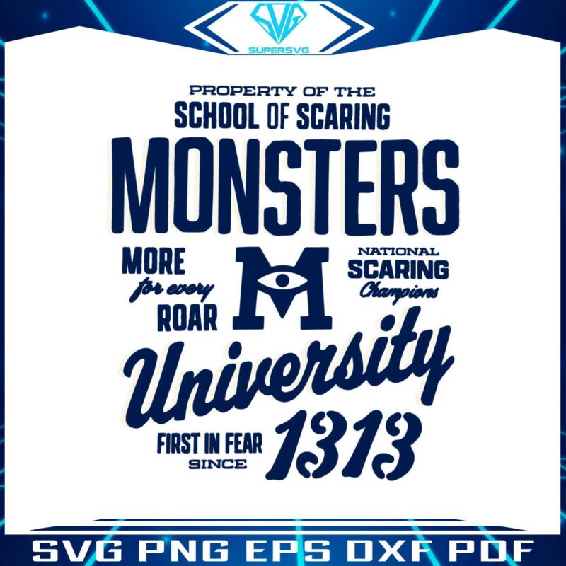 school-of-scaring-monsters-university-1313-svg