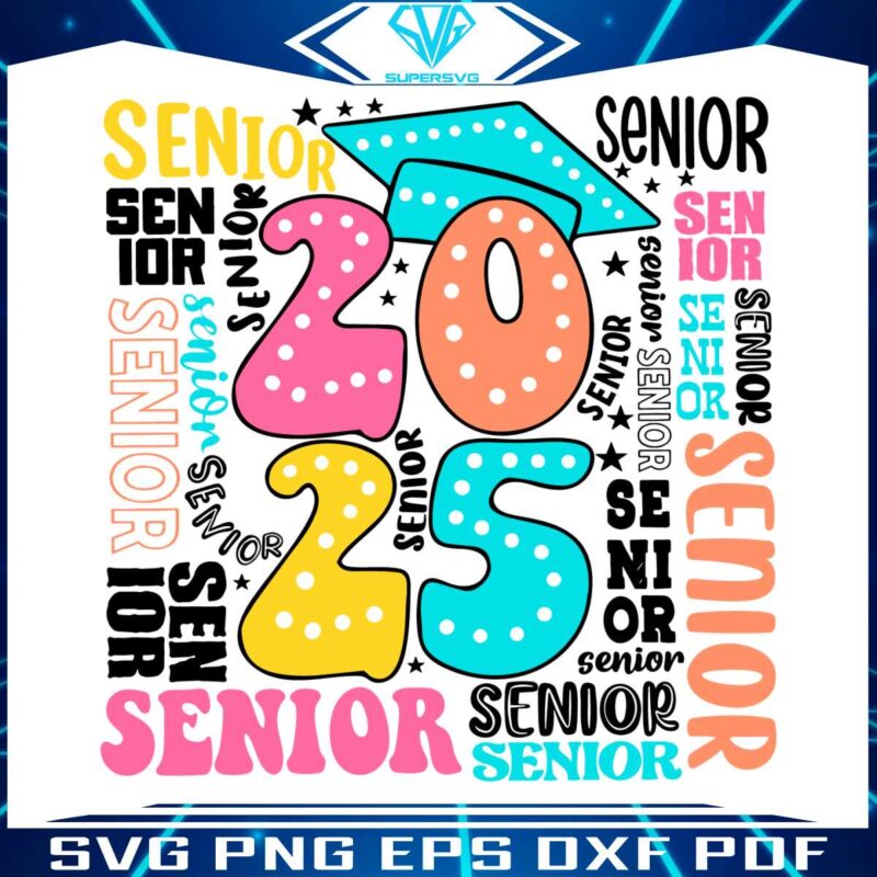 groovy-senior-2025-graduation-school-vibes-svg