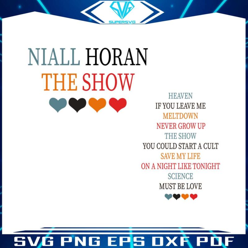 niall-horan-the-show-list-of-songs-svg