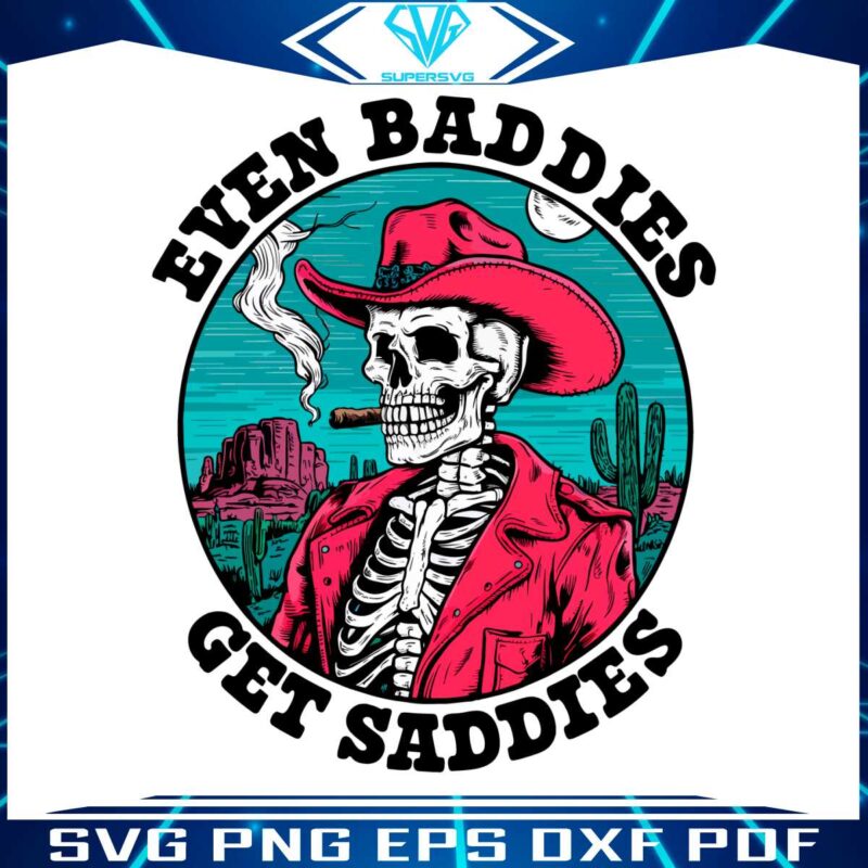 western-skeleton-even-baddies-get-saddies-png