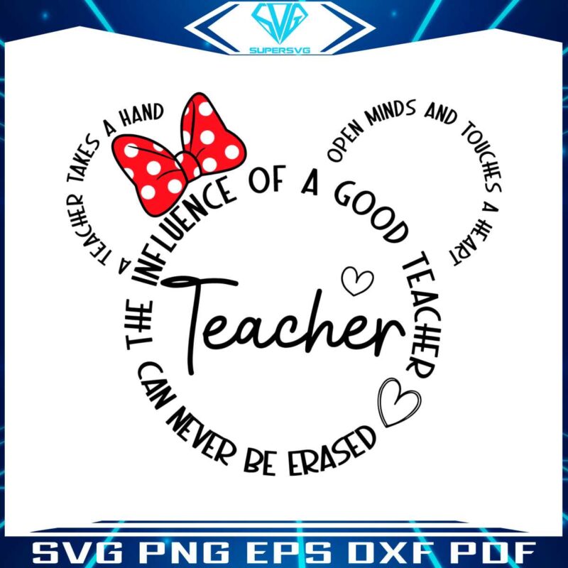 the-influence-of-a-good-teacher-minnie-head-svg